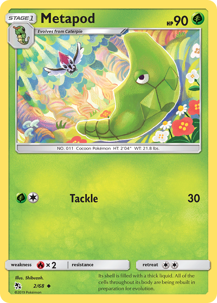 Metapod (2/68) [Sun & Moon: Hidden Fates] | Arkham Games and Comics