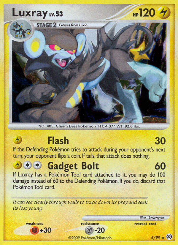 Luxray (5/99) (Theme Deck Exclusive) [Platinum: Arceus] | Arkham Games and Comics