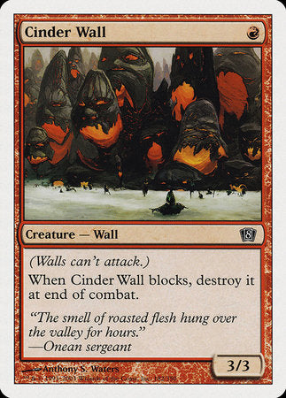 Cinder Wall [Eighth Edition] | Arkham Games and Comics