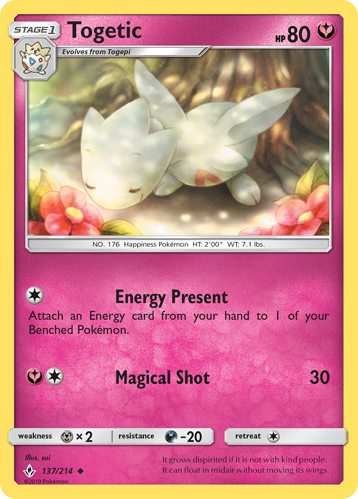 Togetic (137/214) [Sun & Moon: Unbroken Bonds] | Arkham Games and Comics