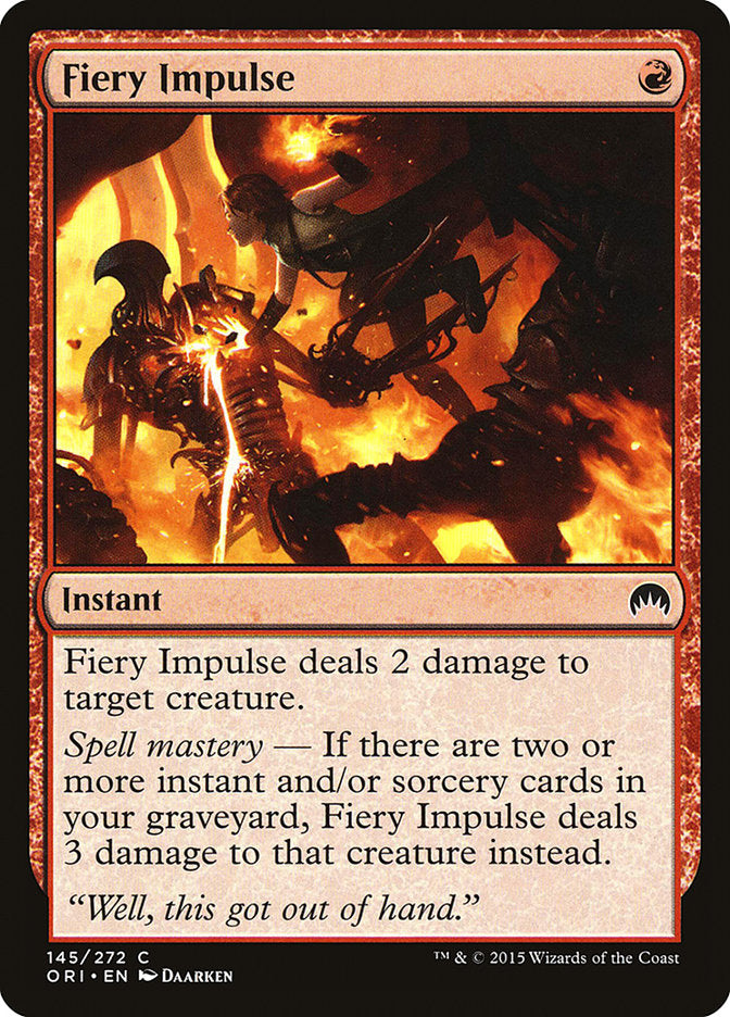 Fiery Impulse [Magic Origins] | Arkham Games and Comics