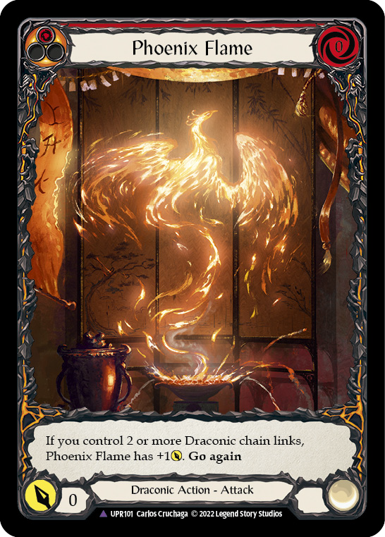 Phoenix Flame (Marvel) [UPR101] (Uprising)  Cold Foil | Arkham Games and Comics