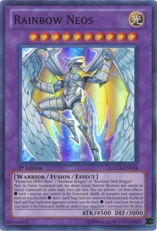 Rainbow Neos [LCGX-EN074] Super Rare | Arkham Games and Comics