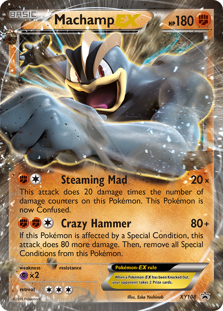 Machamp EX (XY108) [XY: Black Star Promos] | Arkham Games and Comics