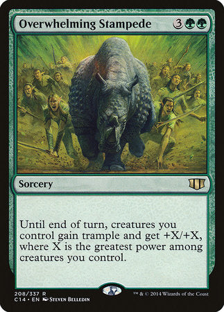 Overwhelming Stampede [Commander 2014] | Arkham Games and Comics
