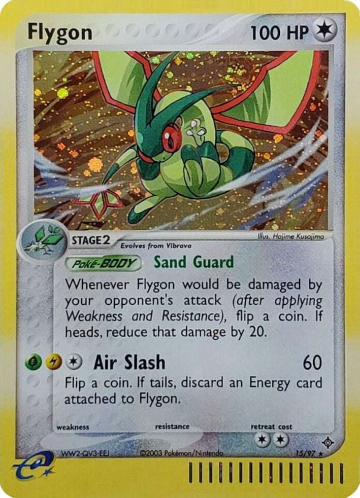 Flygon (15/97) (Theme Deck Exclusive) [EX: Dragon] | Arkham Games and Comics