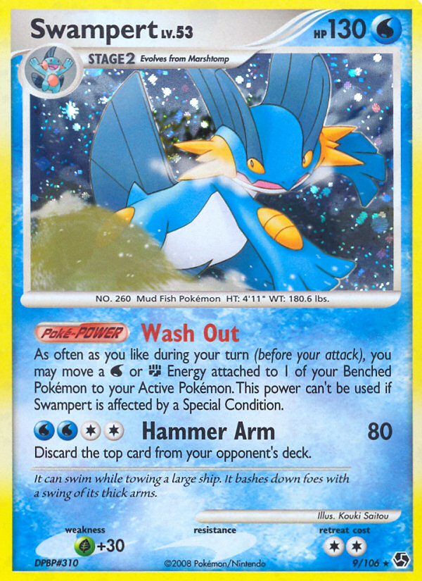 Swampert (9/106) [Diamond & Pearl: Great Encounters] | Arkham Games and Comics