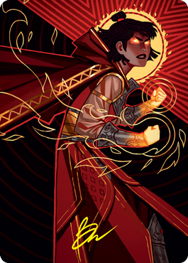 Infuriate Art Card (Gold-Stamped Signature) [Strixhaven: School of Mages Art Series] | Arkham Games and Comics