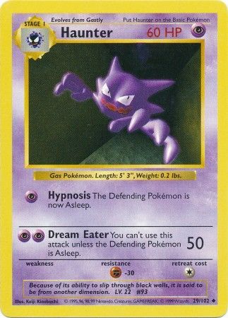 Haunter (29/102) [Base Set Shadowless Unlimited] | Arkham Games and Comics