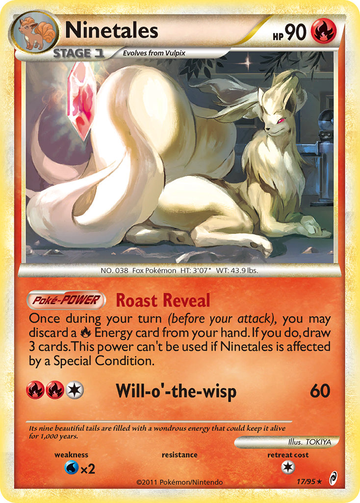 Ninetales (17/95) [HeartGold & SoulSilver: Call of Legends] | Arkham Games and Comics