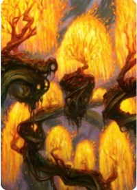 Grove of the Burnwillows Art Card [Zendikar Rising Art Series] | Arkham Games and Comics