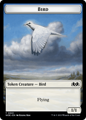 Bird // Food (0011) Double-Sided Token [Wilds of Eldraine Tokens] | Arkham Games and Comics