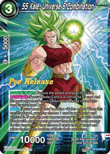 SS Kale, Universe 6 Combination (BT15-043) [Saiyan Showdown Prerelease Promos] | Arkham Games and Comics