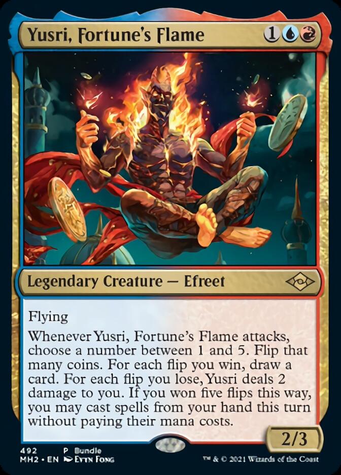 Yusri, Fortune's Flame (Bundle) [Modern Horizons 2] | Arkham Games and Comics