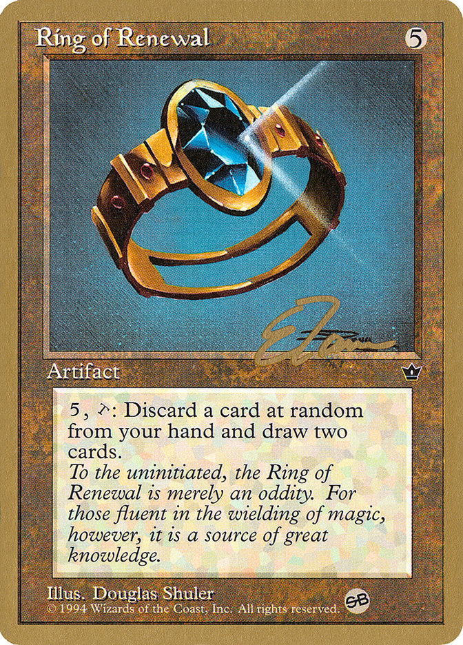 Ring of Renewal (Eric Tam) (SB) [Pro Tour Collector Set] | Arkham Games and Comics