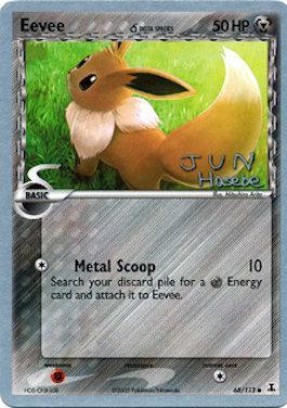 Eevee (68/113) (Delta Species) (Flyvees - Jun Hasebe) [World Championships 2007] | Arkham Games and Comics