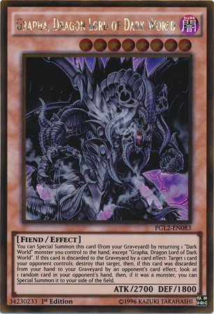 Grapha, Dragon Lord of Dark World [PGL2-EN083] Gold Rare | Arkham Games and Comics