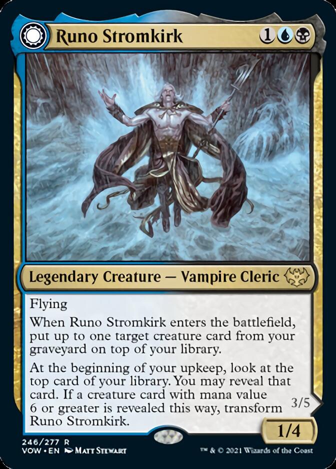 Runo Stromkirk // Krothuss, Lord of the Deep [Innistrad: Crimson Vow] | Arkham Games and Comics