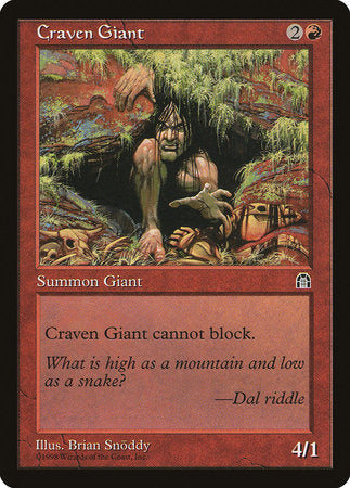 Craven Giant [Stronghold] | Arkham Games and Comics