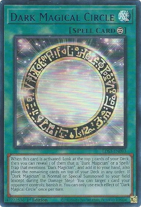 Dark Magical Circle (Blue) [LDS3-EN093] Ultra Rare | Arkham Games and Comics