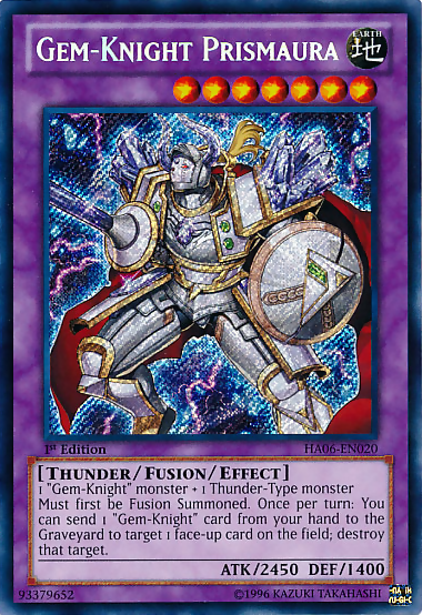 Gem-Knight Prismaura [HA06-EN020] Secret Rare | Arkham Games and Comics