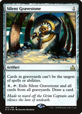 Silent Gravestone [Rivals of Ixalan Promos] | Arkham Games and Comics