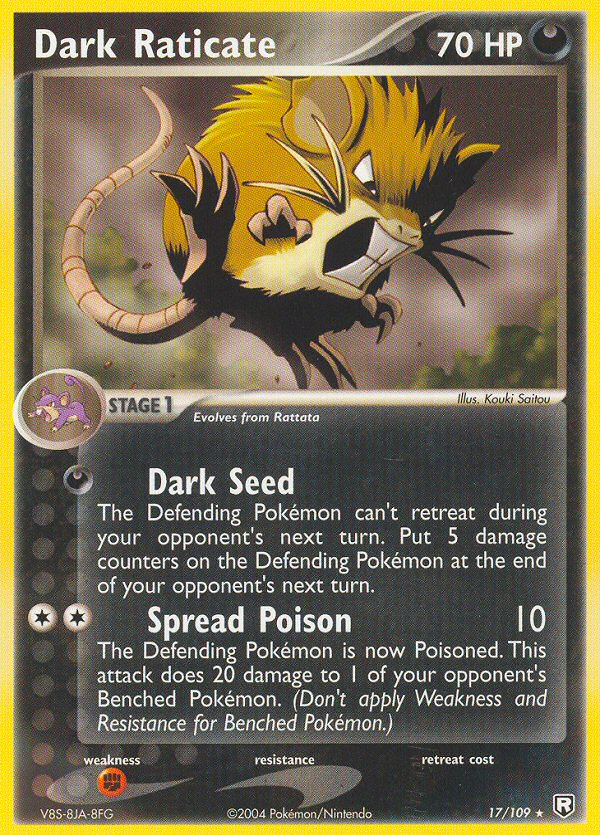 Dark Raticate (17/109) [EX: Team Rocket Returns] | Arkham Games and Comics