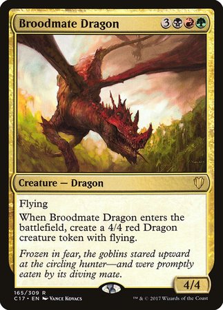 Broodmate Dragon [Commander 2017] | Arkham Games and Comics