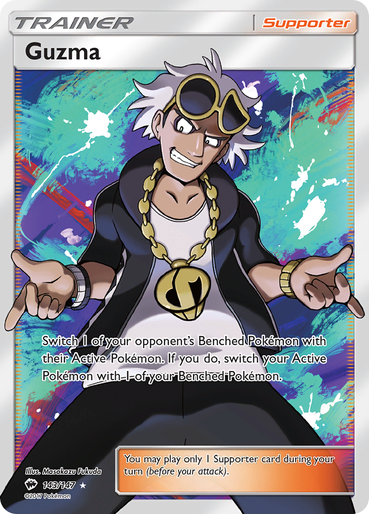 Guzma (143/147) [Sun & Moon: Burning Shadows] | Arkham Games and Comics