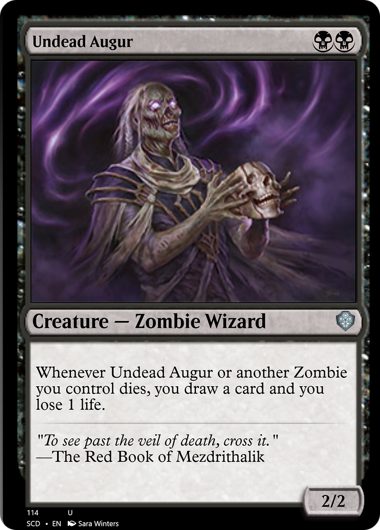 Undead Augur [Starter Commander Decks] | Arkham Games and Comics