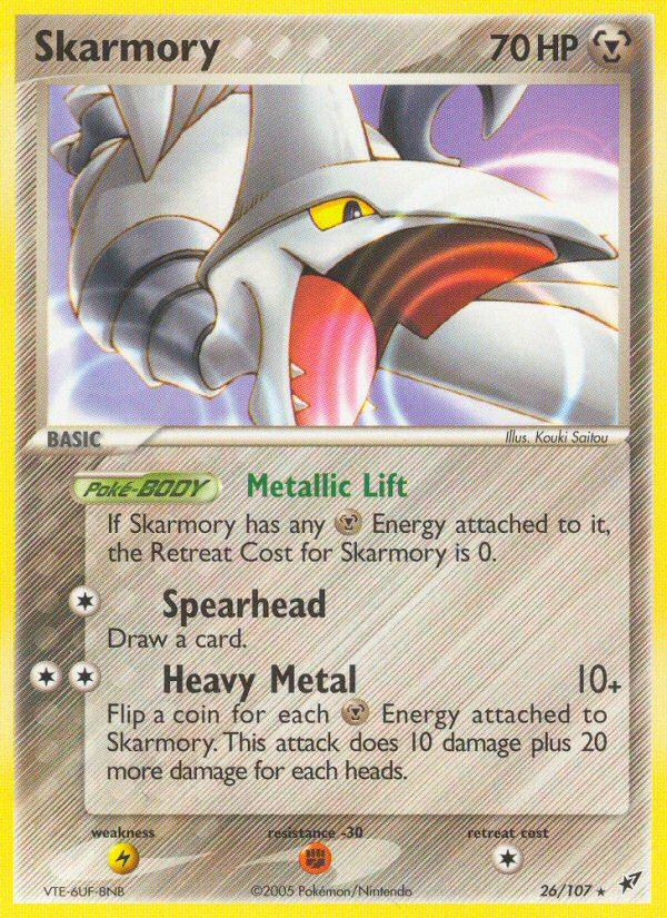 Skarmory (26/107) [EX: Deoxys] | Arkham Games and Comics