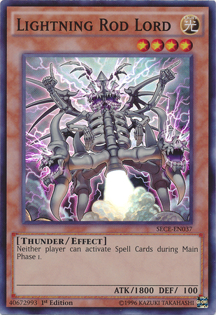 Lightning Rod Lord [SECE-EN037] Super Rare | Arkham Games and Comics