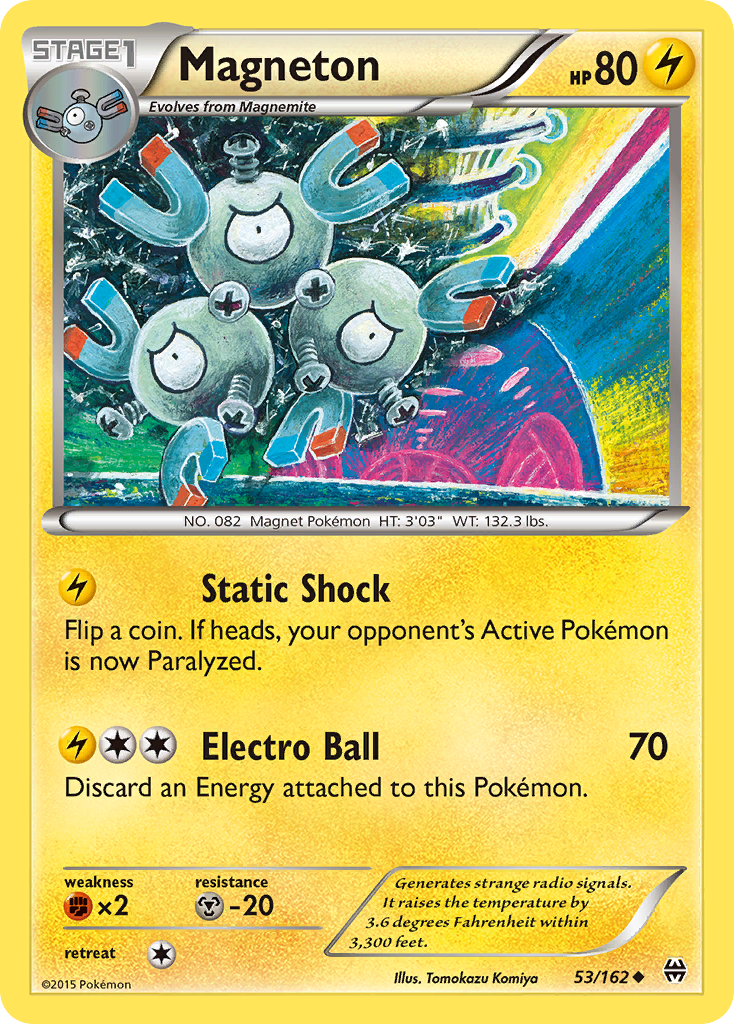 Magneton (53/162) [XY: BREAKthrough] | Arkham Games and Comics