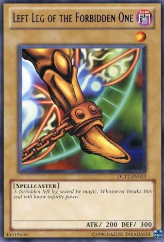 Left Leg of the Forbidden One (Purple) [DL11-EN003] Rare | Arkham Games and Comics