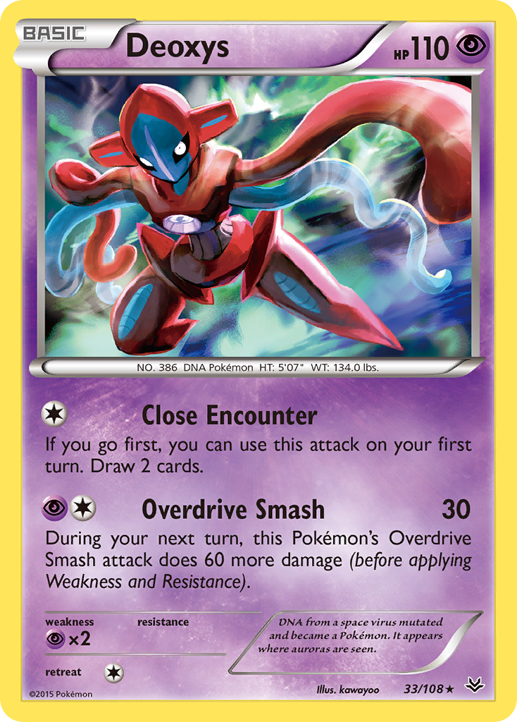 Deoxys (33/108) [XY: Roaring Skies] | Arkham Games and Comics