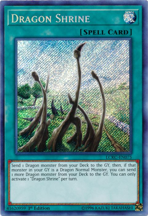 Dragon Shrine [LCKC-EN075] Secret Rare | Arkham Games and Comics