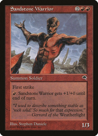 Sandstone Warrior [Tempest] | Arkham Games and Comics