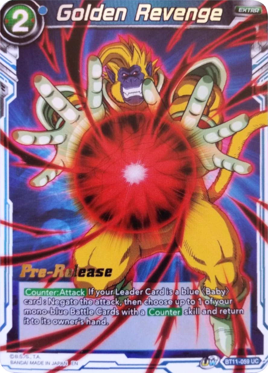 Golden Revenge (BT11-059) [Vermilion Bloodline Prerelease Promos] | Arkham Games and Comics