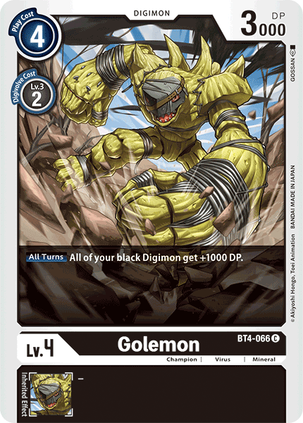 Golemon [BT4-066] [Great Legend] | Arkham Games and Comics