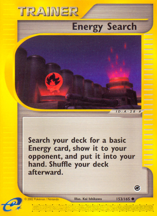 Energy Search (153/165) [Expedition: Base Set] | Arkham Games and Comics