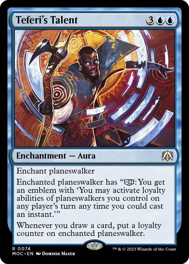 Teferi's Talent [March of the Machine Commander] | Arkham Games and Comics