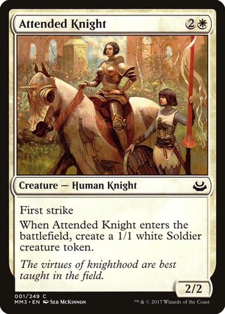 Attended Knight [Modern Masters 2017] | Arkham Games and Comics