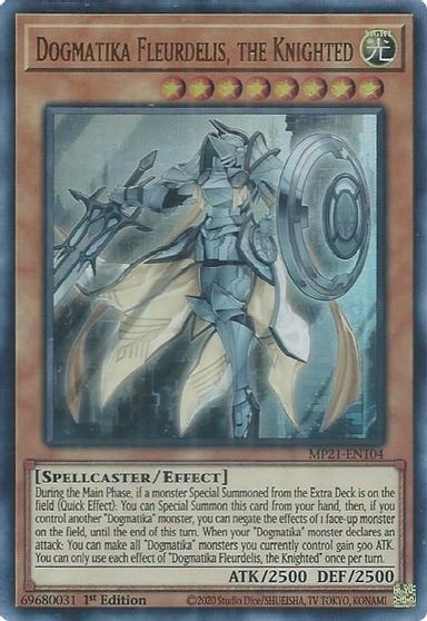Dogmatika Fleurdelis, the Knighted [MP21-EN104] Ultra Rare | Arkham Games and Comics