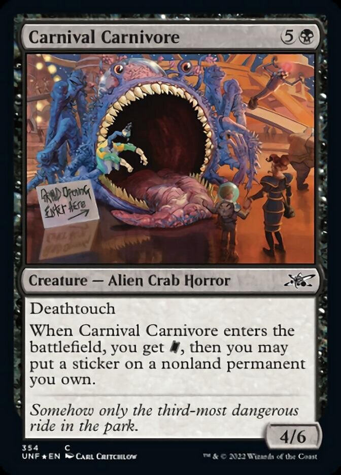 Carnival Carnivore (Galaxy Foil) [Unfinity] | Arkham Games and Comics