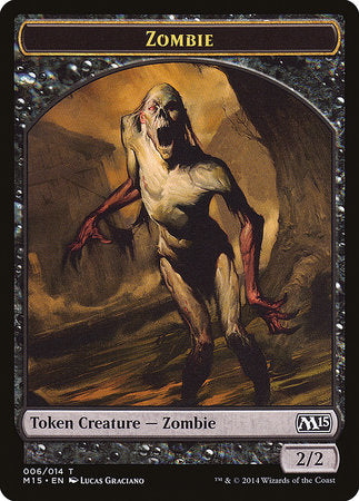 Zombie Token [Magic 2015 Tokens] | Arkham Games and Comics