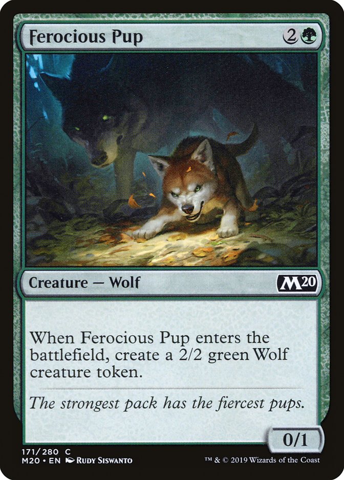 Ferocious Pup [Core Set 2020] | Arkham Games and Comics