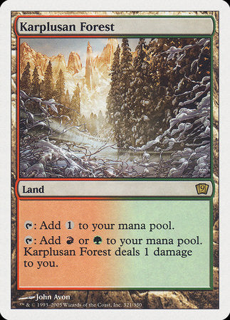 Karplusan Forest [Ninth Edition] | Arkham Games and Comics