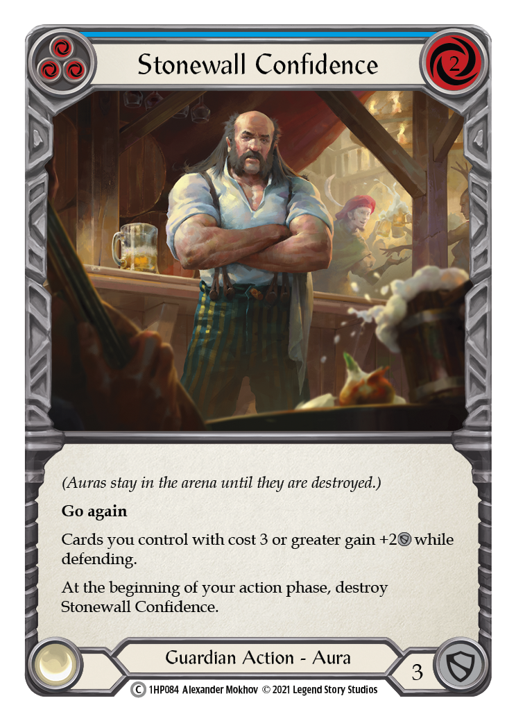 Stonewall Confidence (Blue) [1HP084] (History Pack 1) | Arkham Games and Comics