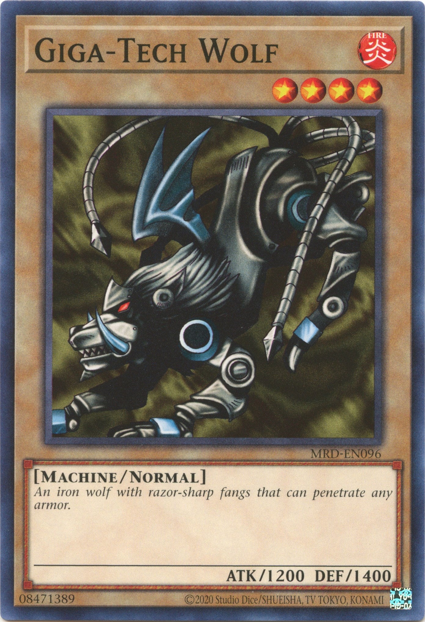 Giga-Tech Wolf (25th Anniversary) [MRD-EN096] Common | Arkham Games and Comics