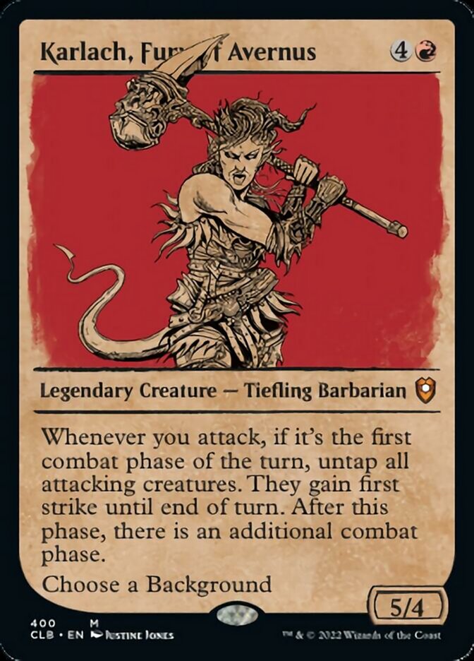 Karlach, Fury of Avernus (Showcase) [Commander Legends: Battle for Baldur's Gate] | Arkham Games and Comics